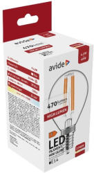 Avide LED Filament Mini gömb 4.5W E14 meleg fehér 2700K (ABLFMG14WW-4.5W)