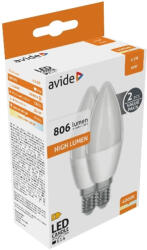 Avide LED gyertya Twin Pack 6.5W E14 természetes fehér 4000K (ABC14NW-6.5W-APTP)