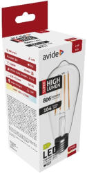 Avide LED Filament ST58 4.9W E27 meleg fehér 2700K Super High Lumen (ABLFST58WW-4.9W-SHL)