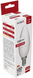 Avide LED gyertya 2.5W E14 meleg fehér 3000K (ABC14WW-2.5W)
