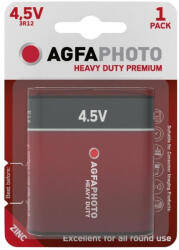AgfaPhoto Agfaphoto Heavy Duty Féltartós Lapos Elem 4.5V B1 (APF4.5VB1)