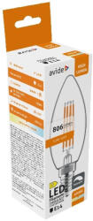 Avide Led Filament Candle 5.9W E14 Nw 4000K Fényerőszabályozható (ADLFC14NW-5.9W)