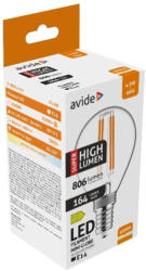Avide LED Filament Mini gömb 4.9W E14 természetes fehér 4000K Super High Lumen (ABLFMG14NW-4.9W-SHL)