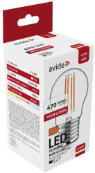 Avide LED Filament Mini gömb 4.5W E27 meleg fehér 2700K (ABLFMG27WW-4.5W)