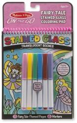 Melissa & Doug M&D, Kreatív Játék, Ólomüveg Színező, Tündérek