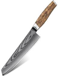 HARAHU Cuțit de bucătărie damasc ZE-37559 - Kiritsuke / Maro KP37559