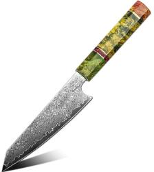 HARAHU Cuțit de bucătărie damasc YO-37565 - Petty / Multicolor KP37565