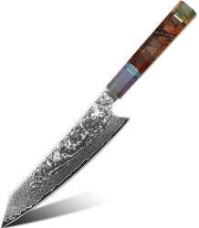  Yorokobi damaszk konyhakés-Kiritsuke/Multiszínű