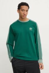 Adidas hosszú ujjú 3-Stripes zöld, férfi, mintás, JD0540 - zöld S