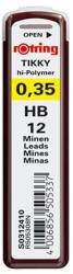 rOtring Ironbél 0, 35mm, HB 12 db/dob Rotring Tikky (NRR0312410) - toptoner