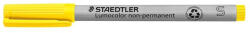 STAEDTLER Alkoholmentes marker, OHP, 0, 4 mm, STAEDTLER " Lumocolor® 311 S" , sárga