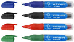 BLUERING Táblamarker 3mm, kerek, cserélhető betétes, Bluering®, 4 klf. szín (58869) - toptoner