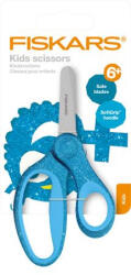 Fiskars Olló, iskolai, 13 cm, FISKARS " Glitter Kids" , kék