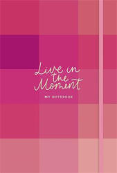 Esselte Jegyzetfüzet, A5, vonalas, sima, pontrácsos, 96 lap, keményfedeles, SHKOLYARYK " Live in the moment" , vegyes minta