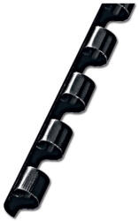 Fornax Spirál műanyag, 6mm, 100 db/doboz, Fornax fekete