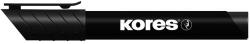 Kores Alkoholos marker, 3-5 mm, kúpos, KORES " K-Marker" , fekete