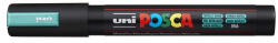 uni Dekormarker, 1, 8-2, 5 mm, UNI " Posca PC-5M" , metálzöld