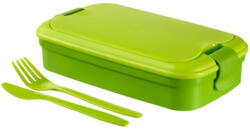 Keter Ételtartó, evőeszközzel, CURVER " Lunch& Go" , zöld