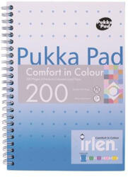 Pukka Pad Spirálfüzet, A5, vonalas, 100 lap, PUKKA PAD " Irlen Jotta Turquise"