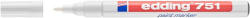 edding Lakkmarker, 1-2 mm, EDDING " 751" , fehér