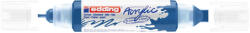 edding Akril marker 2-3mm, és 5-10mm, 3D kétvégű Edding 5400 kék - toptoner
