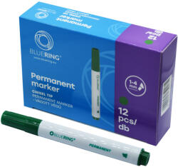 BLUERING Alkoholos marker 1-4mm, vágott végű Bluering® zöld - toptoner