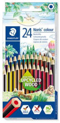 STAEDTLER Színes ceruza készlet, hatszögletű, STAEDTLER " Noris Colour 185" , 24 különböző szín
