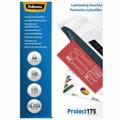 Fellowes Lamináló fólia, A4, 175 mikron, fényes, 100 db/doboz, Fellowes® - toptoner