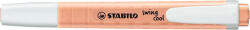 STABILO Szövegkiemelő, 1-4 mm, STABILO " Swing Cool Pastel" , barack