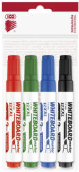 ICO Táblamarker 1-4mm, vágott hegyű, Ico 12XXL Whiteboard, 4 klf. szín (9580083004) - toptoner