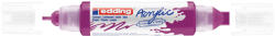 edding Akril marker 2-3mm, és 5-10mm, 3D kétvégű Edding 5400 lila (7580247012) - toptoner