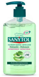 Sanytol Antibakteriális folyékony szappan, 250 ml, SANYTOL " Hidratáló" , aloe vera és zöld tea