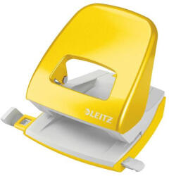 Leitz Lyukasztó, kétlyukú, 30 lap, LEITZ " Nexxt Wow" , sárga