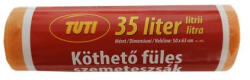 TUTI Szemeteszsák, köthető füles, 35 l, 20 db, 50x60 cm, 9 , TUTI, narancssárga
