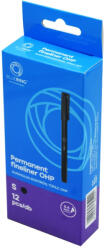 BLUERING Rostirón, tűfilc alkoholos 0, 4mm, OHP Bluering® S fekete - toptoner