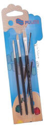 Pulse Ecsetkészlet, no 2-6-10, fa PULSE, lapos - toptoner