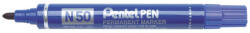 Pentel Alkoholos marker fém testű 4, 3mm kerek hegyű N50-CE Pentel Extreme kék - toptoner