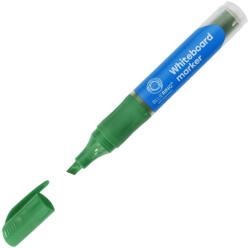 BLUERING Táblamarker 2, 2-5, 2mm, vágott hegyű, cserélhető betétes, Bluering zöld (50689) - toptoner