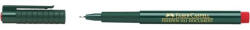 Faber-Castell Tűfilc, 0, 4 mm, FABER-CASTELL " Finepen 1511" , piros