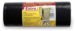 Esselte Szemeteszsák, extra erős, 135 l, 10 db, 70x110 cm, 27 , TUTI " Extra" , fekete