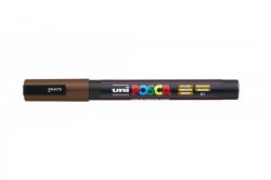 uni Dekormarker 0, 9-1, 3mm, Uni Posca PC-3M barna - toptoner