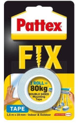 Pattex Ragasztószalag kétoldalas, 19mmx1, 5 m, Henkel Pattex Fix 80 kg (2848977) - toptoner