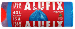 Alufix Szemeteszsák, zárószalagos, 40 l, 15 db, 60x60 cm, 20 , ALUFIX, kék