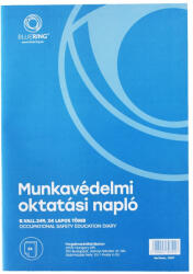 Bluering Munkavédelmi oktatási napló 24lapos A4, álló B. VALL. 349 Bluering® (BVALL349) - toptoner