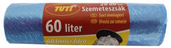 TUTI Szemeteszsák, 60 l, 20 db, 55x65 cm, 9 , TUTI, kék