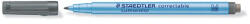 STAEDTLER Alkoholmentes marker, OHP, 1 mm, STAEDTLER " Lumocolor® 305 M" , fekete