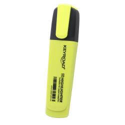 Keyroad Szövegkiemelő vágott hegyű, lapos test Keyroad Fluo neon sárga (KR972165) - toptoner