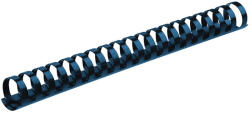 Fellowes Spirál, műanyag, 16mm, 101-120lap, 100 db/doboz, Fellowes® kék