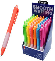 Vinson Golyóstoll nyomógombos 0, 7mm Vinson Fashion C4 vegyes displ 36 db - toptoner