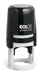 Colop Bélyegző R30 Printer Colop fekete ház/ kék párna kör lenyomat - toptoner